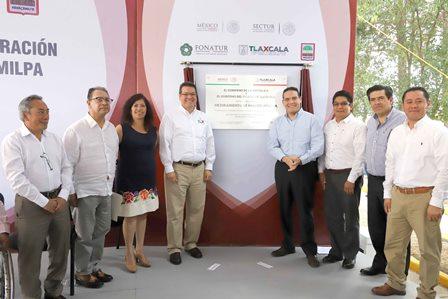 Entrega Mena mejoramiento de imagen urbana de Nanacamilpa imagen 1