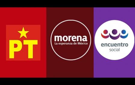 Perfila Morena, el PT y el PES triunfos en 10 distritos locales