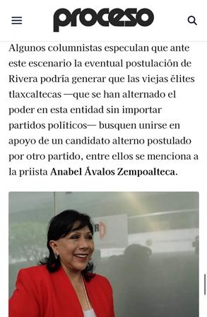 Dicen que se cocina alianza contra Morena. Mencionan a Anabell Ávalos como carta fuerte