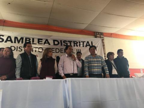 Ratifica Morena a sus tres aspirantes a diputados federales