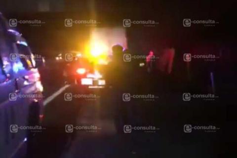 Atropellan a motociclista en autopista Tlaxcala-Texmelucan
