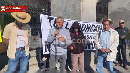 Montoneros y desinformados intentan frenar proyecto de beneficio social en Tetlanohcan