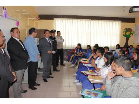Grupo Multidisciplinario de Prevención al delito atiende Escuelas de Calpulalpan imagen 2