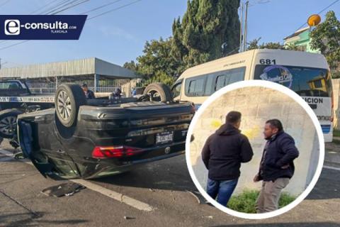 Una más de la Fiscalía: elementos provocan accidente con vehículo oficial, iban alcoholizados