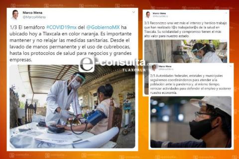 Tlaxcala pasa a semáforo naranja de Covid-19: Marco Mena imagen 1