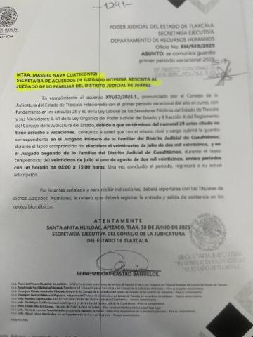 Presidente del TET incrusta a su hija llega en el TSJE como secretaria de acuerdos imagen 2