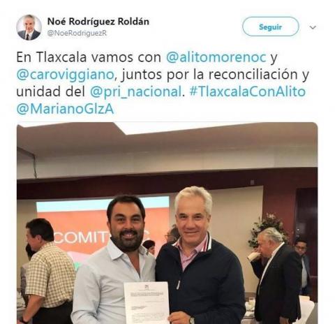 Lo más rancio del PRI de Tlaxcala va con “Alito”