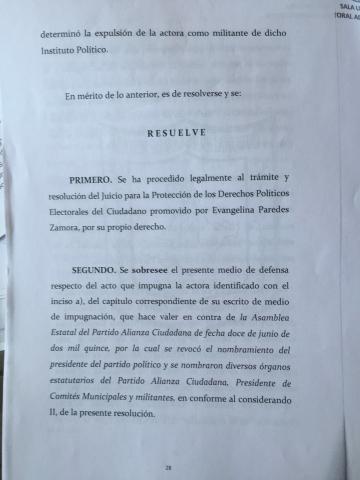 Expulsada Evangelina del PAC imagen 3