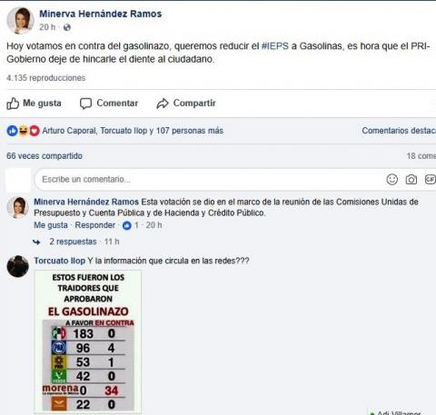 Minerva Hernández arremete contra el PRI para posicionarse
