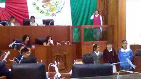 Limitan participación de niños en Décimo Parlamento Infantil