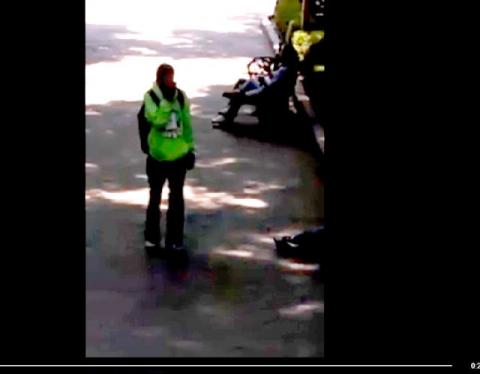 Se pone bien “chachalaco” enfrente de policías de Apizaco imagen 1