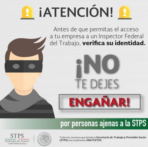 Previene STPS por falsos inspectores del trabajo imagen 3