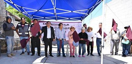 Inicia construcción de red de agua potable en La Trinidad Tenexyecac