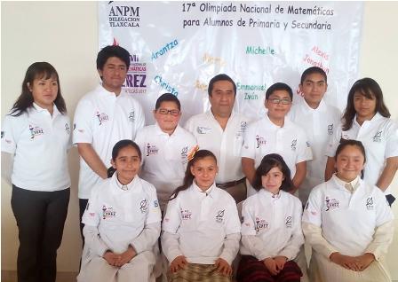 Representarán a Tlaxcala niñas y niños en Olimpiada de Matemáticas
