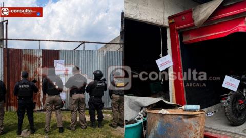 Desmantelan bodega de malandros en San Isidro Buensuceso - SPM; había clavos y autopartes