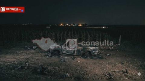 Hallan a joven ejecutado junto a camioneta incendiada tras violento levantón