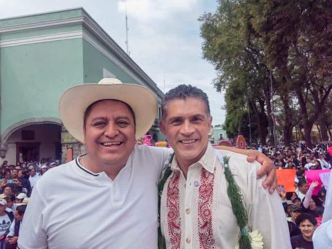 Con su gente y sin quedarse atrás, Valentín Meléndez se sumó al músculo de la Defensa de la Soberanía