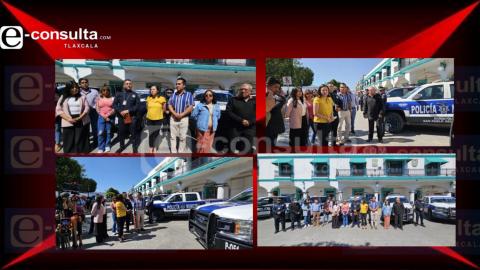 Entrega Gobierno del Estado a SPM seis patrullas en comodato para fortalecer la seguridad