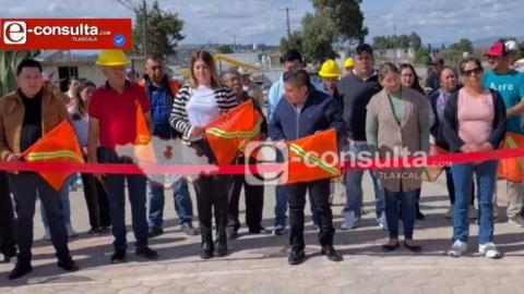 “Gobernar con el corazón" , alcalde de Xaltocan entrega obra que dignifica la vida en Topilco