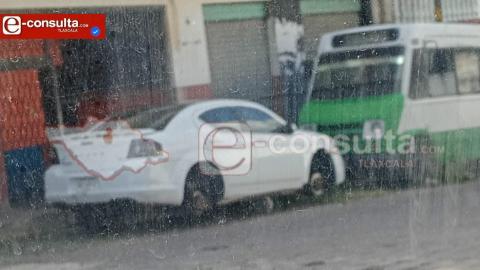 Sigue el robo de llantas y autopartes en calles de Chiautempan