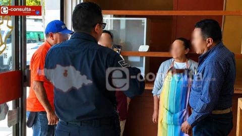 Hampones hambreados, asaltan panadería y se llevan un billete de 500, en Totolac