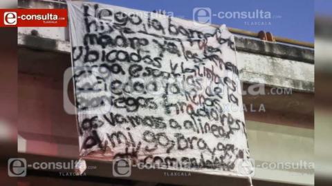 Con supuesta narcomanta advierten que llega “la barredora” a Tlaxcala imagen 1