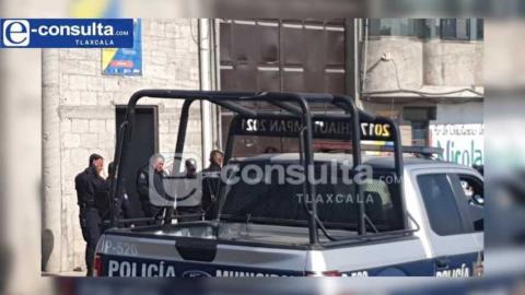 Hombres armados asaltan bodega de refrescos en Chiautempan; lo hampones se dieron a la fuga