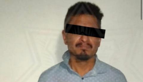 Es originario de la CDMX y fue puesto a disposición de la autoridad competente