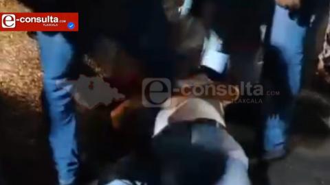Explosión en Xiloxoxtla deja heridos; bomba no logra subir y alcanza una camioneta con pólvora