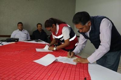 Papalotla y Cruz Roja firman convenio en beneficio de habitantes imagen 3