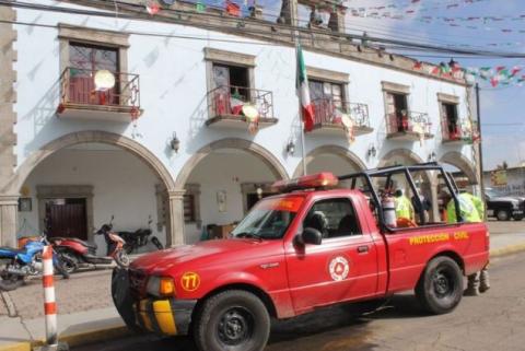 Protección Civil de Yauhquemehcan desarrolla acciones preventivas por Covid-19 imagen 1