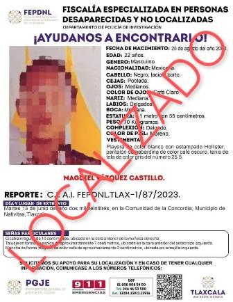 Masculino reportado como desaparecido regresa sólo a su casa