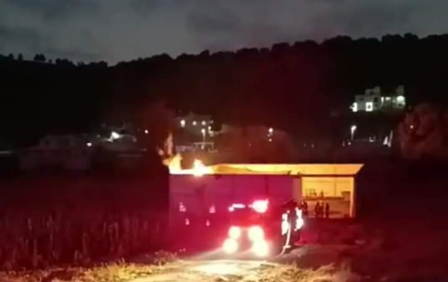 Se incendia predio en Ixtacuixtla que almacenaba gas LP de dudosa procedencia