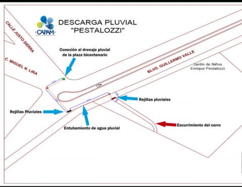 Dará CAPAM solución definitiva a escurrimientos en el Kinder Pestalozzi imagen 1