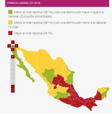 Se coloca Tlaxcala en quinto lugar en pobreza laboral a nivel nacional