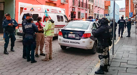 Atiende policía capitalina reporte de detonaciones de arma de fuego en calle Miguel N. Lira