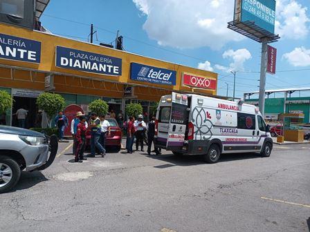 Atiende Policía de Chiautempan y Servicios Médicos, reporte de hombre lesionado