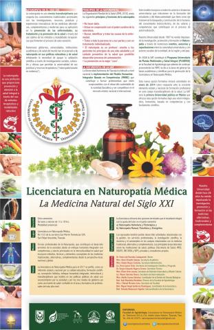 Convocatoria para incorporarse a la Licenciatura en Naturopatia Médica imagen 1