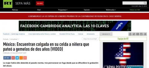 Tlaxcala vuelve a ser noticia internacional; ahora por suicidio de niñera
