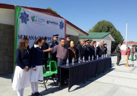 Arranca Semana de Prevención del Delito en Altzayanca