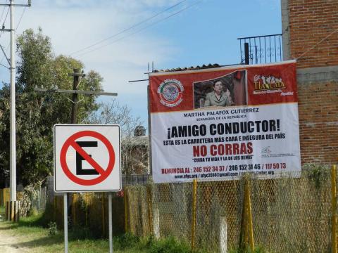 Promueve Martha Palafox seguridad en carreteras de Tlaxcala