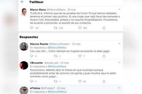Gobernador confirma primer caso de Coronavirus en Tlaxcala