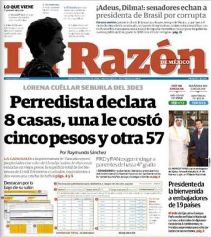 Miente Lorena, oculta millonaria fortuna, afirman medios nacionales