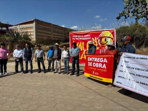 Inauguran redes de agua potable y drenaje sanitario en la Sección Quinta de Teolocholco imagen 1