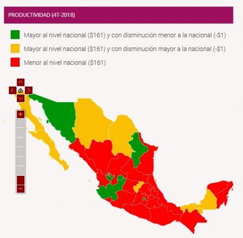 Tlaxcala obtiene segundo lugar con peor productividad a nivel nacional