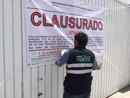 Clausura Profepa dos empresas por residuos peligrosos