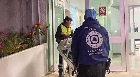 Oportuna intervención de Protección Civil evita mayores consecuencias tras accidente de menor
