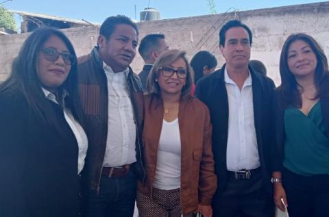 Inaugura Lorena Cuellar y Francisco Zacapa, obra de sustitución de pavimento en Xiloxoxtla