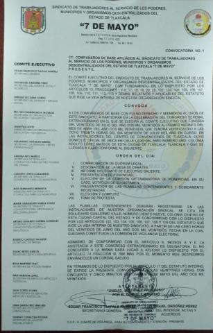 Trabajadores del 7 de Mayo van por Ratlapale imagen 1