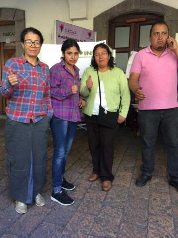 Noé Rodríguez vota en Calpulalpan imagen 3